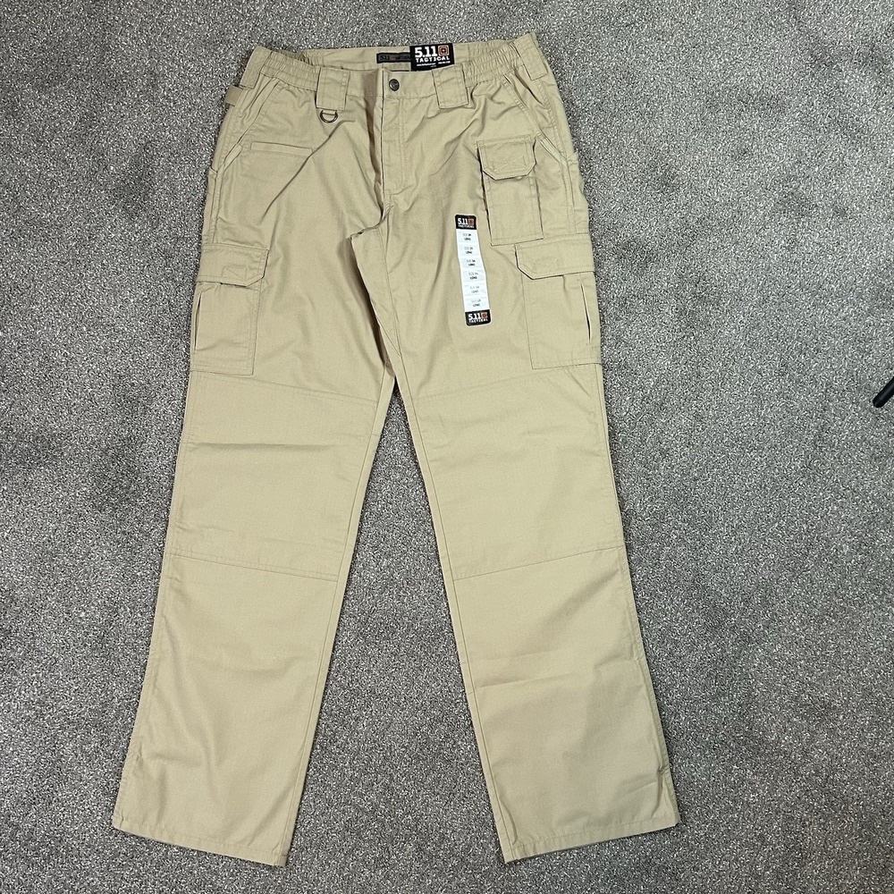5.11 Tactical Taclite Pro Pants Women's 14 Long Khaki/Beigw Cargo NWT 64360